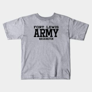 Mod.1 US Army Fort Lewis Washington Military Center Kids T-Shirt